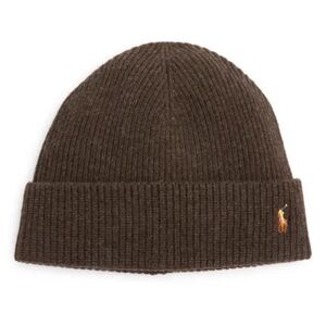 Polo brown men skully winter beanie Ralph Lauren hat